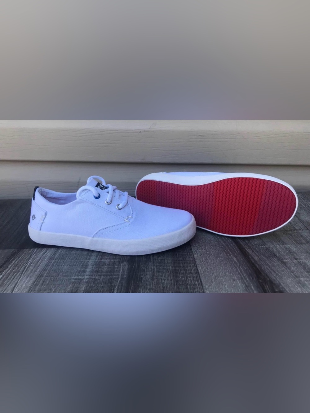 New SPERRY Kids' Bodie Jr. Washable Sneaker In White Size 1